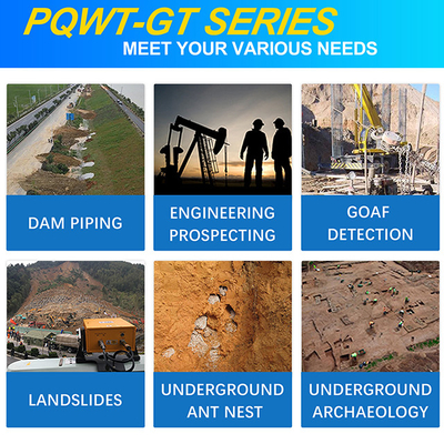 PQWT-GT2000A Yeraltı Derin Su Kuyu Boru 2000m 3D Otomatik Harita Analizi Hızlı Algılama Yeraltı Su Detektörü