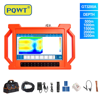 PQWT-GT3200A Yeni Derinlik Taşınabilir Yeraltı Su Bulma Aracı Su Bulmacı Yeraltı Suları