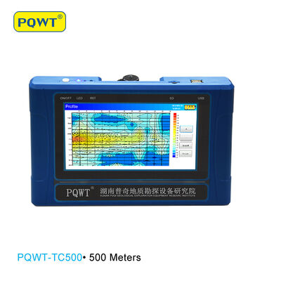 PQWT-TC500 Auto Mapping Terrameter Industrial Metal Detector for 500m Underground Water Groundwater Detection