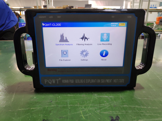 Ev Boru Hattı için PQWT CL600 Yeraltı Boru Kaçak Dedektör Makinesi 6m