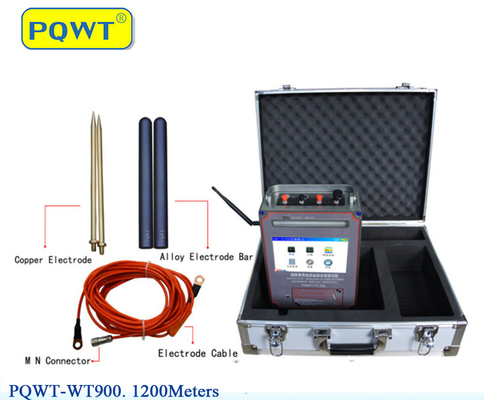 PQWT- WT900 Jeofizik Arama Ekipmanları Madencilik Hazine Avı Dedektörü Şarj Edilebilir