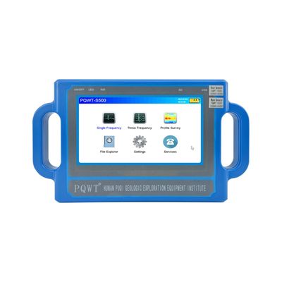 800x480 dokunmatik ekranla PQWT S300 direnç ölçer, yeraltı suyu tespiti için 0.001mV doğruluk ve 9 kg ağırlık